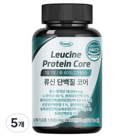 Furnit Leucine Protein Core, 60 tablets, 5 pcs / 퍼니트 류신 단백질 코어, 60정, 5개