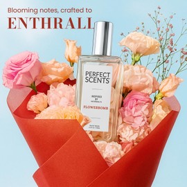Perfect Scents Fragrances | Inspired by V&R’s Flowerbomb | Women’s Eau de ToileƩe | Vegan, Paraben, Phthalate Free | Never Tested on Animals | 3.4 Fl Oz