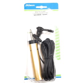 Philmore Condenser Microphone (Omni Directional) Mini TIE Clasp Type EM300 MINATURE Mike Built in AMP
