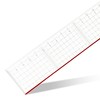geotec Cutting Ruler (Office School) Perspex 30 cm Transparent