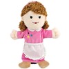 6Pcs Hand Puppet Set 11.8 Inch Soft Plush Family Members