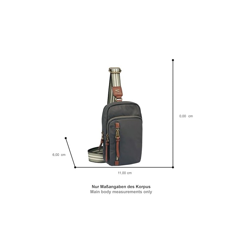 camel active Women's Bari Sling Backpack, gray