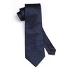 HISDERN Men's Tie with Pocket Square Dot Ties Wedding Classic