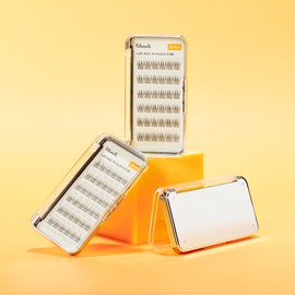 Philimili Choose 1 of 4 types of Filimili no-glue point strand eyelashes (+ exclusive tweezer) / 필리밀리 노글루 포인트 가닥 속눈썹 4종 택1(+전용 트위저)