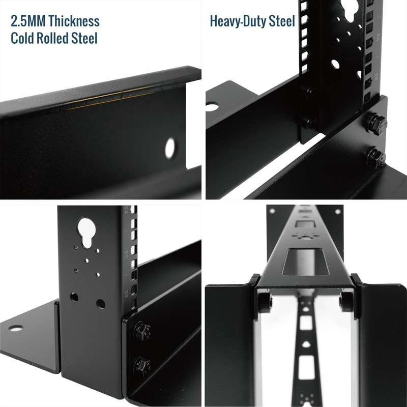 Tecmojo 27U 2-Post Open Frame Server Rack – 19" Network,