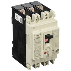 Mitsubishi Electric WS-V Series GT-Leakage Circuit Breaker, Compatible with Harmonics/Surges, Small Size, NV63-CVF 3P, 30A, 100-440V, 30MA
