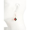 Betsey Johnson Christmas Present Dangle Earrings