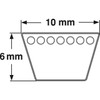 Concar V-Belt Coated 10 x 6 x 710 Li Z