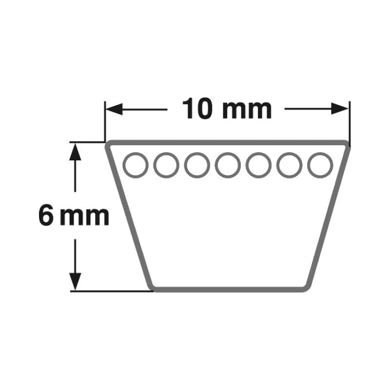 Concar V-Belt Coated 10 x 6 x 710 Li Z