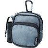 TRUSCO TCTC1802-GY Compact Tool Case, Two Wide Pockets, Gray