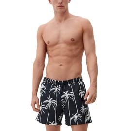 s.Oliver Men's 2132496 Swimming Shorts, Blue 59a3, L