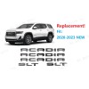 GMC 5PC Gloss Black Door Rear Tailgate Acadia SLT Letter
