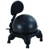 Aeromat Adjustable Active Sitting Exercise Ball Chair, Spine Support, Office