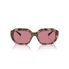 Vogue Eyewear VO5554S Sunglasses, Rose Tortoise/Dark Violet, 54 mm