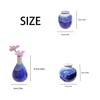 Daittin 3-Piece Ceramic Vase Set - Small Bud Vases for
