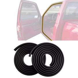 Dxuekeo 2pcs Door Seal Weatherstrip Weather Stripping Compatible with Chevy Suburban Tahoe Yukon C1500 C2500 C3500 K1500 K2500 K3500 1988-2000 Replace# 1AWSK00228, AM-35015073