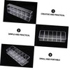 SAFIGLE 1pc Transparent Lipstick Display Holder Cosmetic Organizer for Desktop