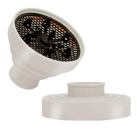 WAJIAYON Universal Collapsible Hair Dryer Diffuser Attachment-Foldable Portable Travel and Easy Storage Hair Diffuser Fit Most Hair Dryers with Nozzle Diameter D-1.575Inch to 1.968 Inch (4-5cm)- Stone