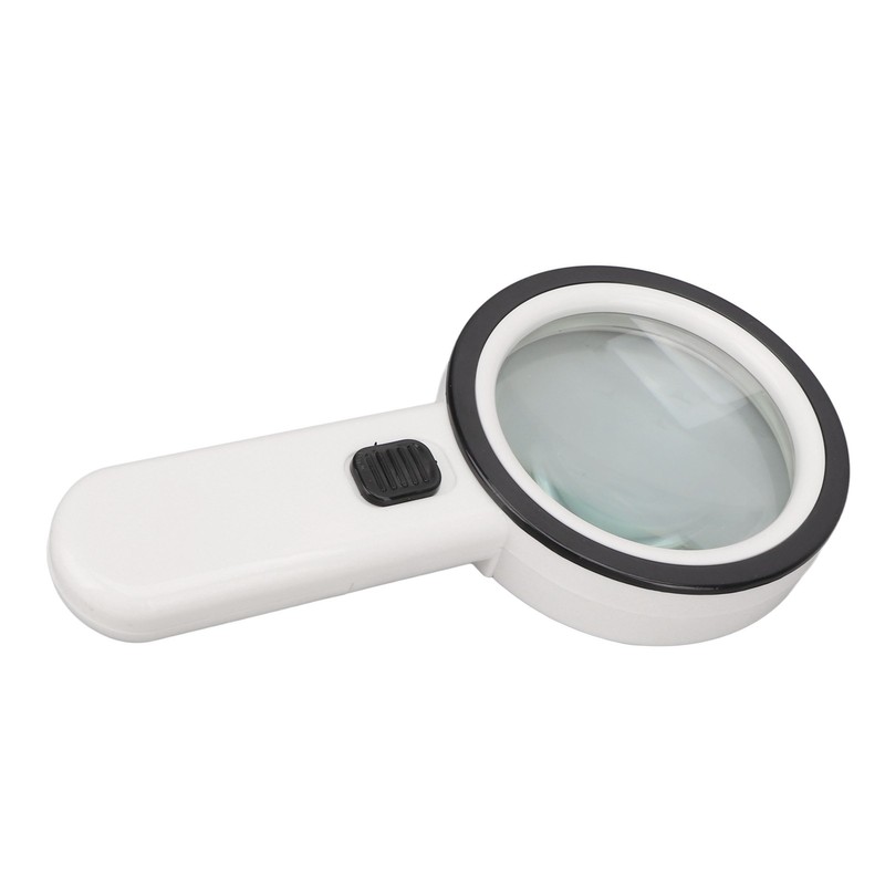 Handheld Magnifying Glass 30x Double Layer Optical Glass Lens Magnifier