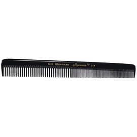 Hercules Sägemann 1602-354 Professional Hair Cutting Comb Flexible Natural Rubber Hair Comb 2 Teeth Coarse + Fine 7 Inches