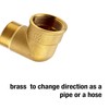Gardena Brass Angle with Female and Male Thread
