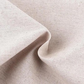 67cmx1m Cotton Linen Fabric Flaxen Embroidery Fabric Needlework Material Cloth for Quilting, Sewing, Crafts