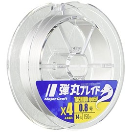 Major Craft DBT4-150/0.6WH PE Line Bullet Braid 4 Braid 150M/0.6 WH White 150M/0.6