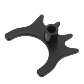 Generic 2pcs Black Plastic Pool Cue Stand Bridge Holder Portable Billiards Cue Rest for Stable Support Accurate Shot Alignment Essential Billiard Equipment for Improved Gameplay