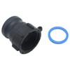 EATAKWARD Cam and Groove Fitting 2 Inch IBC Tote Adapter