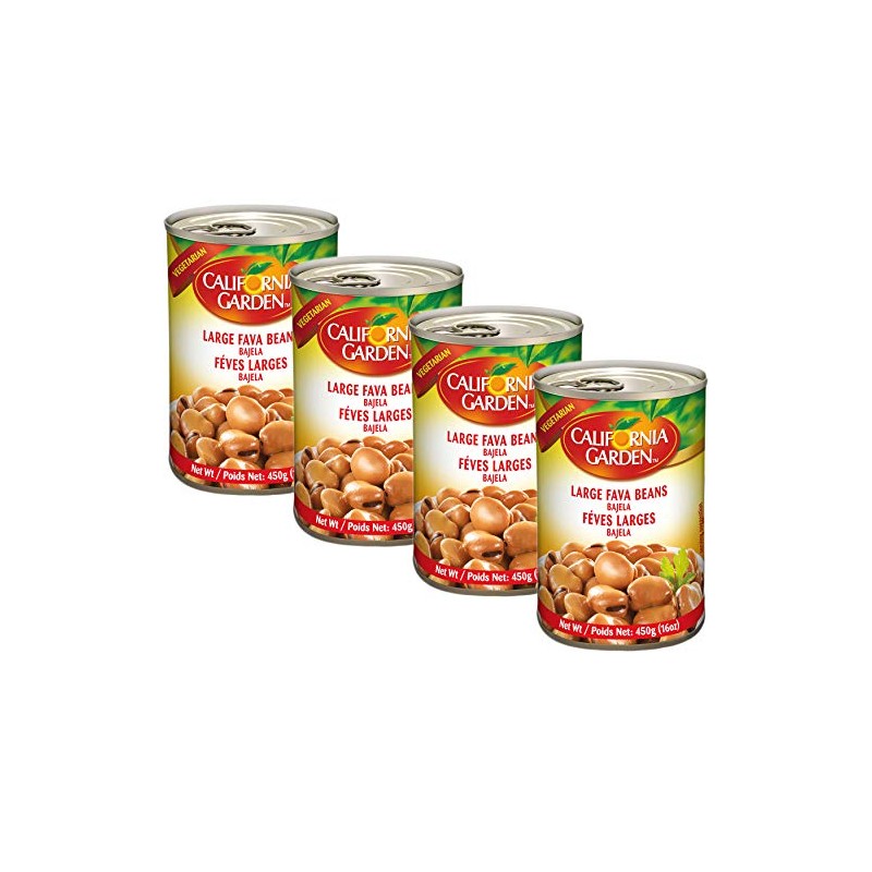 California Garden Bajela Large Fava Beans 450g (4 cans)