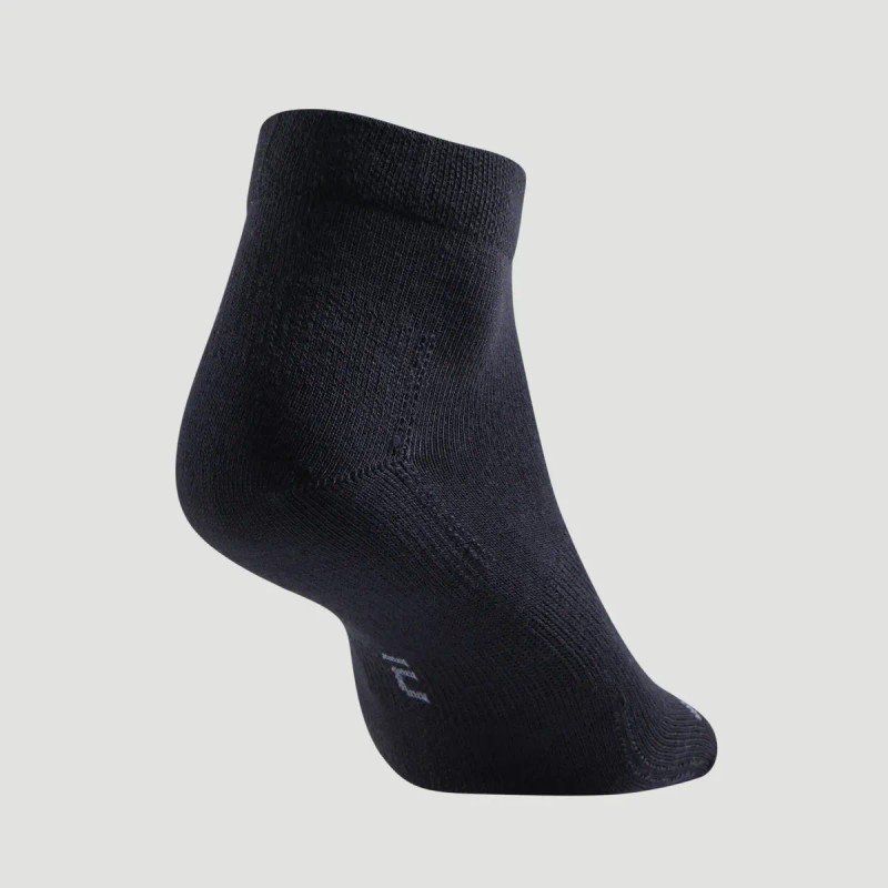 3 Pares Calcetines Tenis Media Gris Oscuro Rs160 Artengo