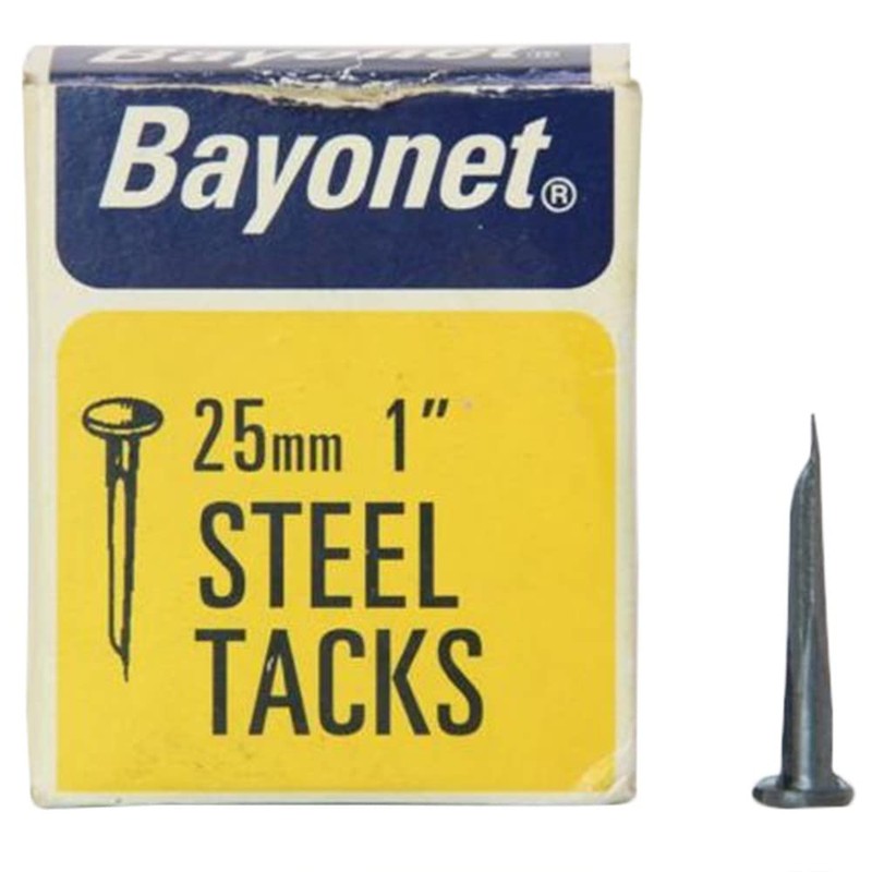 Bayonet Tacks (Fine Cut Steel) - Blue (Box Pack) 30mm