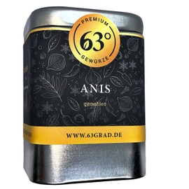 63 Grad - Ground anise in our popular aroma protection tin (80 g)