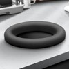 Open Bottom Espresso Knock-Box Chute - Thickened Silicone Circle Knock