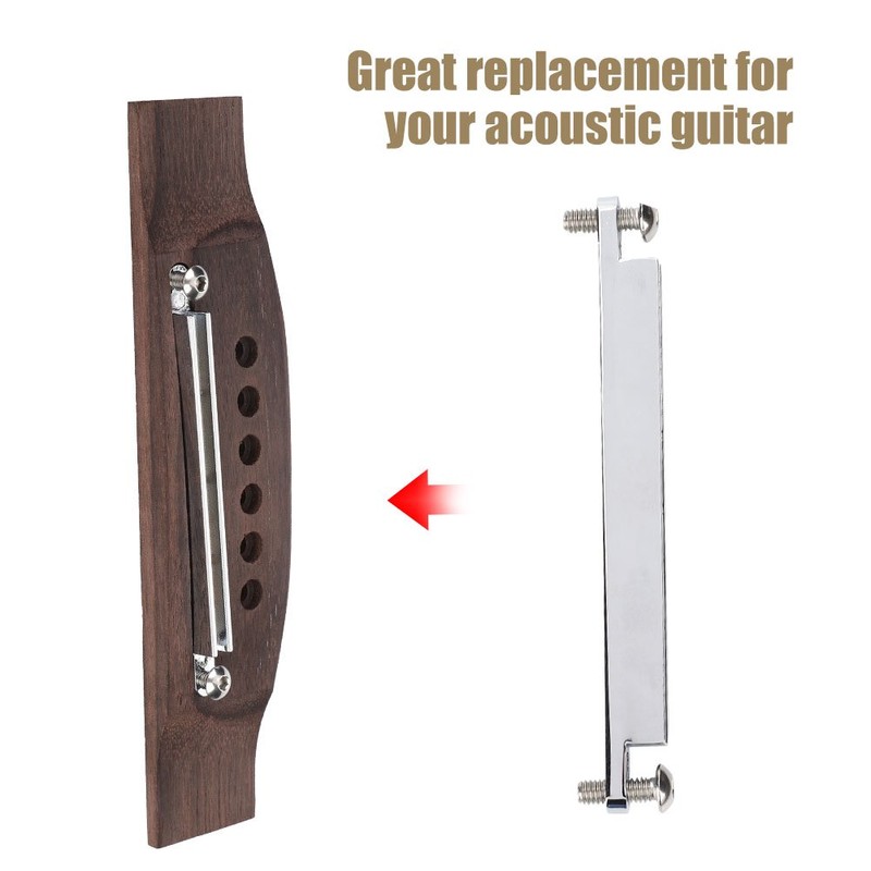 Guitar Bridge Saddle Nut 6 String Wood Acoustic Guitar Bridge