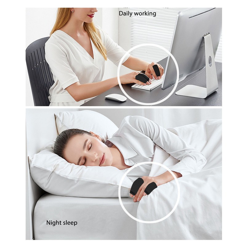 4pcs Finger Ice Sleeves Hot Compress Reduce Soreness Finger Brace