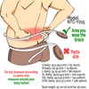 NeoTech Care Adjustable Compression Wide Back Brace Lumbar Support Belt