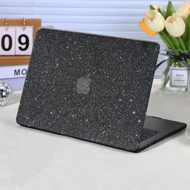 Funut for MacBook Pro 16 Inch Case 2024 2023 2022 2021 Model M3 A2991 M2 A2780 M1 A2485 Pro Max, PU Leather Hard Shell Laptop Cover with Keyboard Cover for Mac Pro 16" M3/M2/M1, Flash Gray