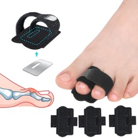 Hammer Toe Straightener 3 Pieces Broken Toe Wraps Toe Breace Toe Bandages Align and Straighten for Toes