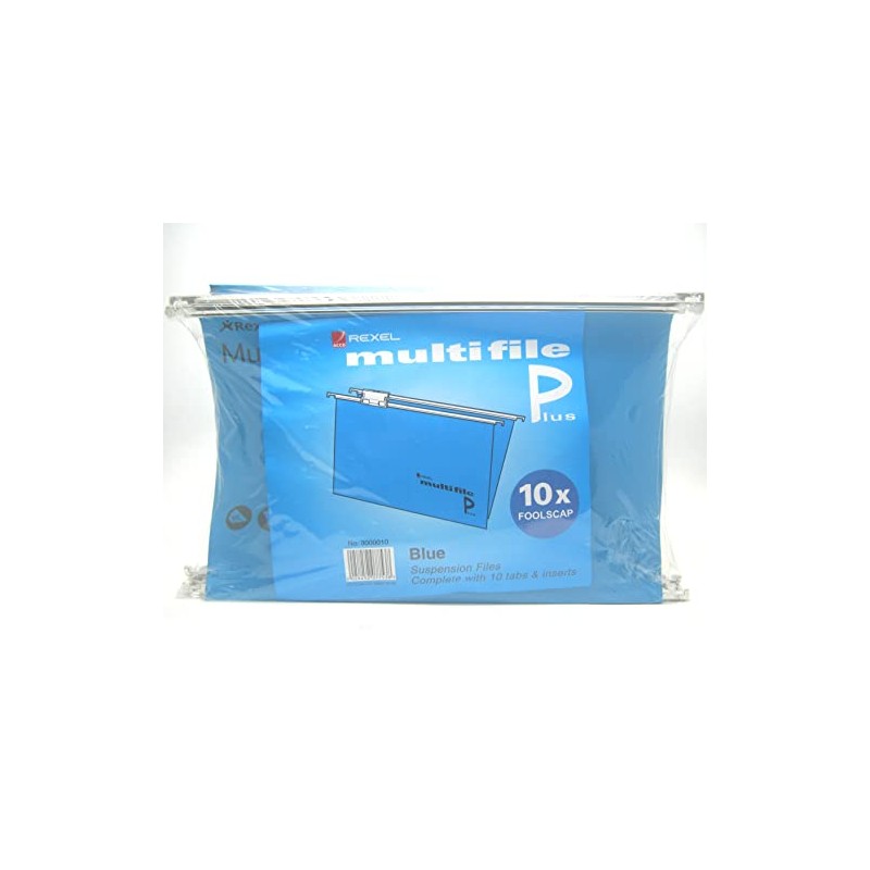 Rexel Foolscap Multifile Plus Suspension Files Complete with Tabs &