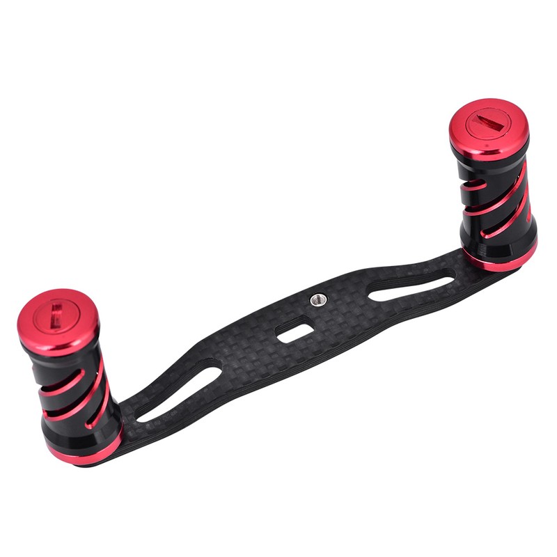 Fishing Reel Handle Carbon Fiber Frame with Fittings Replacement Parts