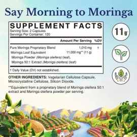 Vitalitown Moringa 11000 Mg 240 Cápsulas