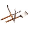 BBQ-Aid 3 Piece Grill Set BBQ Accessories - Tongs, Spatula