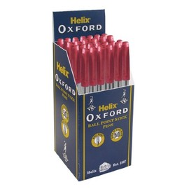 Helix Oxford pen bille-rouge-stylo simple pb1027