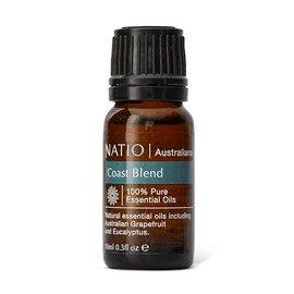 Natio Australia Australiana Pure Essential Oil Blend - Coast 10ml - 100% Pure & Natural Essential Oil Blend - Eucalyptus, Pink Grapefruit, Lavender, Rosemary & Ylang Ylang - Vegan Friendly & Made in Australia