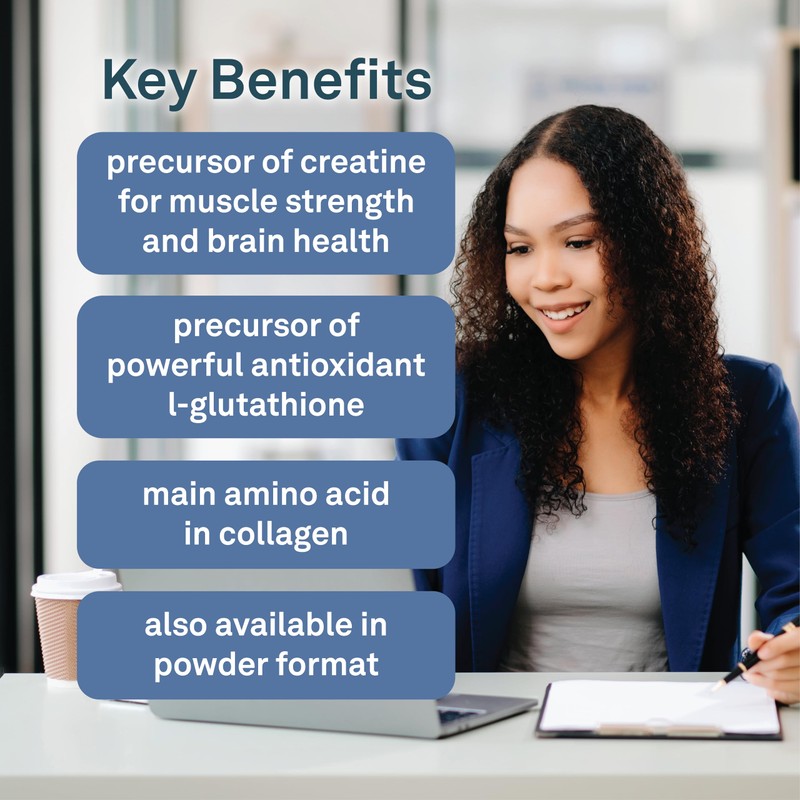 Organika Glycine - Proteinogenic Amino Acid - Aids Protein Synthesis,