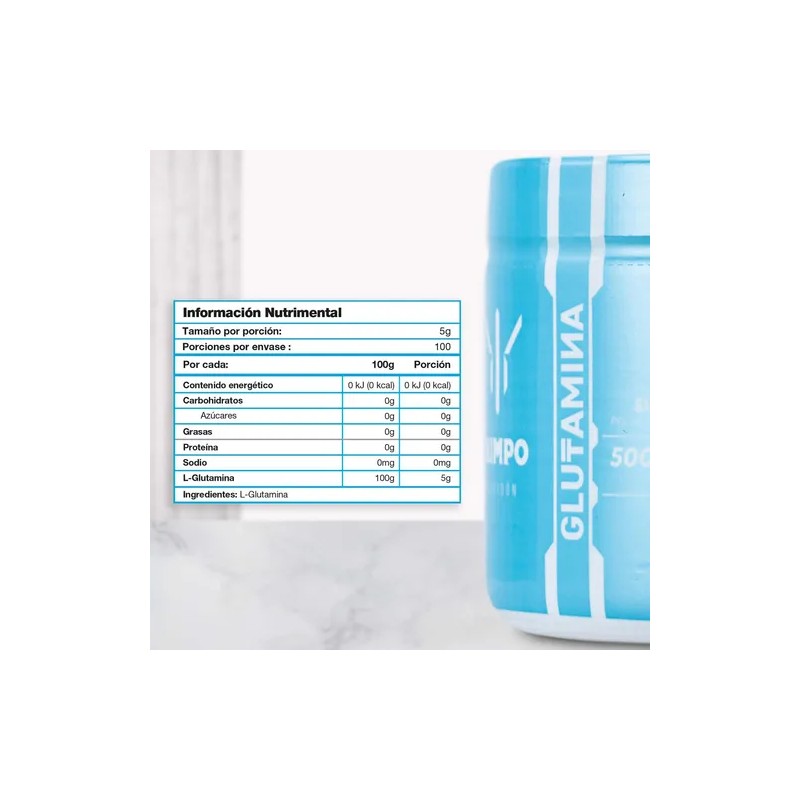 Olimpo, L-glutamina 100 Pura, 300g, Poseidon, 60 Servicios