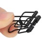 80Pcs Hollow Binder Clips 0.7in Sturdy Metal Hollow Out Strong