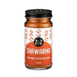 Shawarma by Z&Z | Classic Blend of Middle Eastern Spices | Beef & Chicken Shawarma Seasoning | Shawarma Spice Mix (Cumin, Paprika, Coriander, Garlic, Onion, Ginger, Salt, Pepper, & Cardamom), 2 Oz