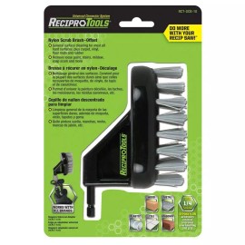 RECIPRO TOOLS Nylon Offset Brush for use with Universal Adapter for Reciprocating Saws